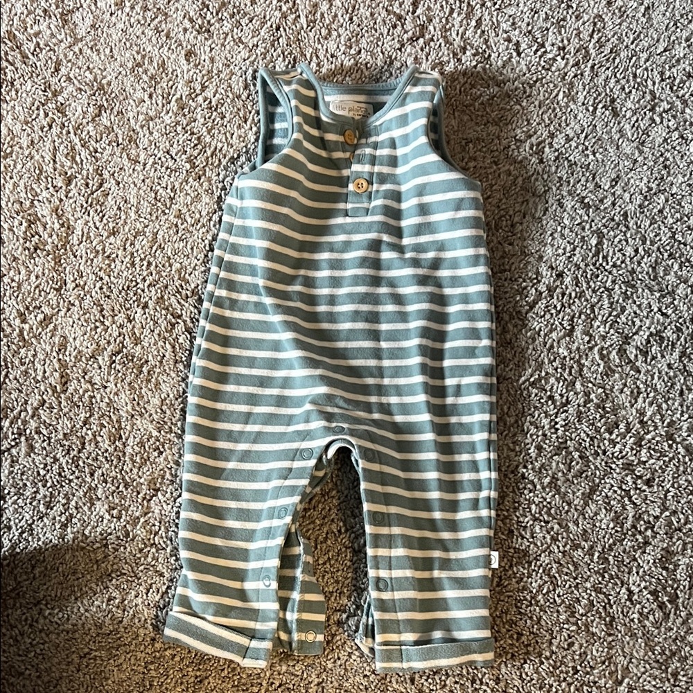 Striped Sleeveless Kids Jumpsuit 9 months